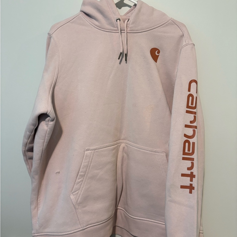 Carhartt Men's Light Pink Hoodie